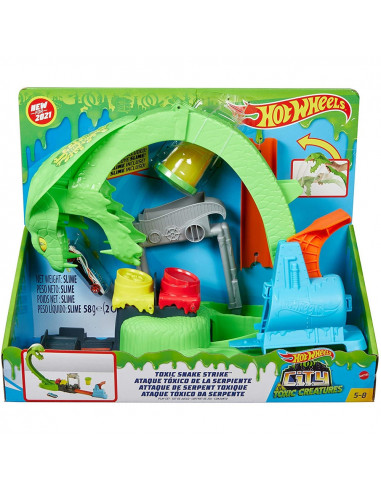 Pista de masini Hot Wheels by Mattel City Toxic Snake Strike cu
