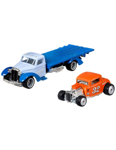 Camion Hot Wheels by Mattel Car Culture Speed Waze cu masina