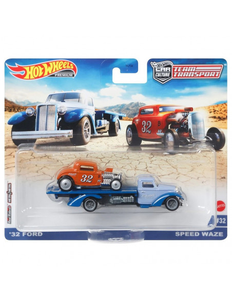 Camion Hot Wheels by Mattel Car Culture Speed Waze cu masina