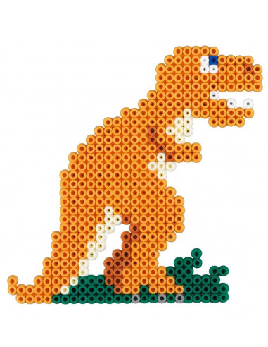 DINOZAURI - 2000 margele HAMA MIDI in cutie cu agatator,Ha3434