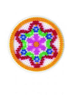 Planseta pentru margele Hama Midi CERC MARE transparent,Ha221TR 2