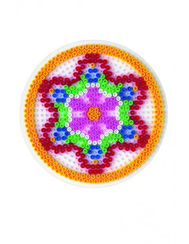 Planseta pentru margele Hama Midi CERC MARE transparent,Ha221TR