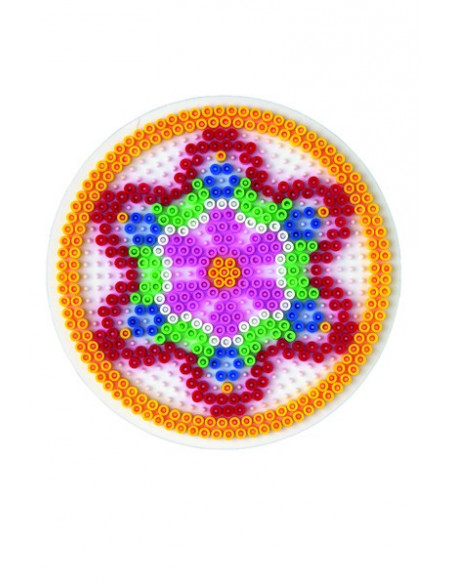 Planseta pentru margele Hama Midi CERC MARE transparent,Ha221TR