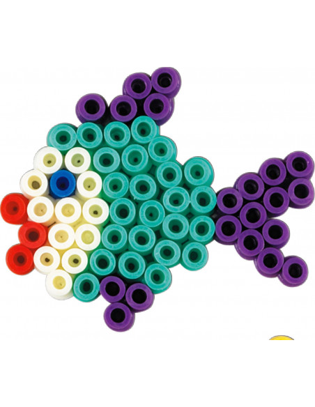 Set margele de calcat HAMA MIDI Lumea Marina in blister,Ha4007