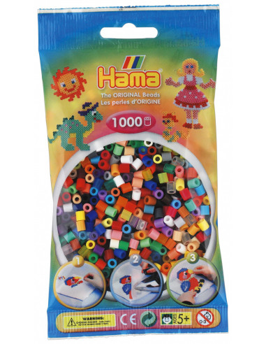 Margele de calcat HAMA MIDI mix de 52 culori,Ha207-68