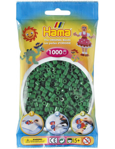 Margele de calcat HAMA MIDI VERDE,Ha207-10