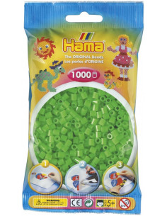 Margele de calcat HAMA MIDI Verde Fluorescent,Ha207-42