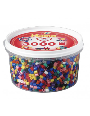 Margele de calcat HAMA MIDI mix de 10 culori,Ha209-00
