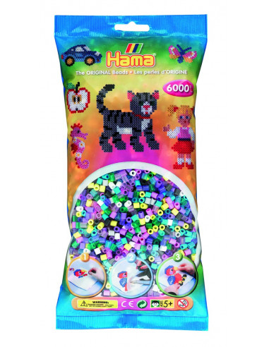 Margele de calcat HAMA MIDI mix de 11 culori,Ha205-69
