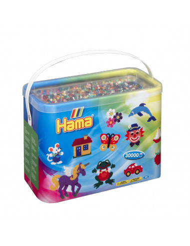 Margele de calcat HAMA MIDI mix de 22 culori,Ha208-67