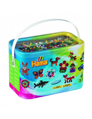 Margele de calcat HAMA MIDI mix 6 culori de baza,Ha202-66