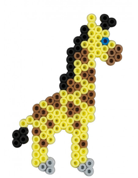 Margele de calcat HAMA MIDI Animale din Zoo - 2000 margele + 1