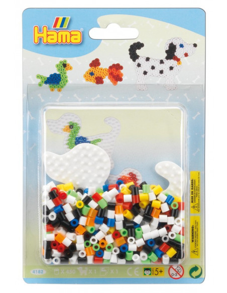 Catelul - Margele de calcat Hama Midi infoliat (in basica) 450