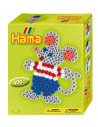 Set de 400 buc. margele de calcat HAMA Midi in cutie cadou cu o