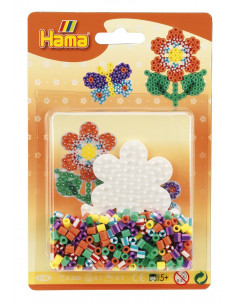 Floare - Margele de calcat Hama Midi infoliat (in basica) 350