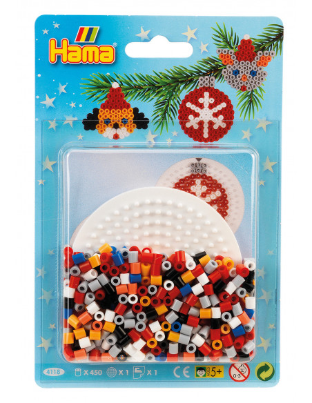 Bradul de Craciuni - Margele de calcat Hama Midi infoliat (in