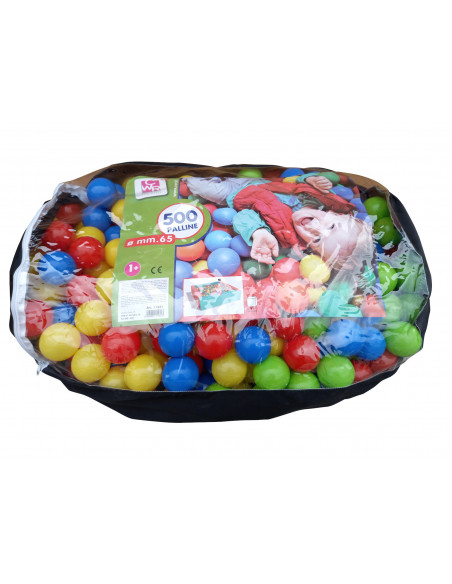 Bile colorate de 65 mm pentru piscina, set de 500,CWR11231