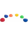 Semisfere de echilibru arici in culorile curcubeului, set de