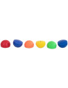 Semisfere de echilibru arici in culorile curcubeului, set de