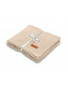 Paturica de bumbac tricotata Sensillo 100x80 cm Bej,SILLO-4320