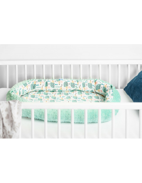 Cosulet cuib bebelus Minky bumbac 70x30 cm Sensillo Arici