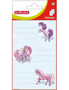 Etichete Scolare Herlitz Unicorn, Set 9