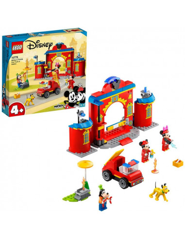 Lego Mickey And Friends Statia Si Camionul De Pompieri Ale Lui