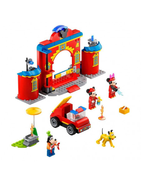 Lego Mickey And Friends Statia Si Camionul De Pompieri Ale Lui