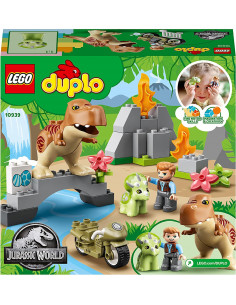 Lego Duplo Evadarea Dinozurilor T. Rex Si Triceratops 10939