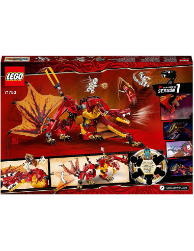 Lego Ninjago Legacy Atacul Dragonului De Foc 71753,71753