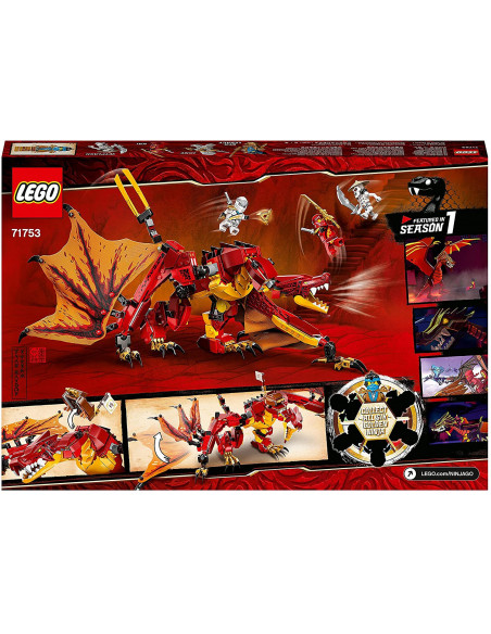 Lego Ninjago Legacy Atacul Dragonului De Foc 71753,71753