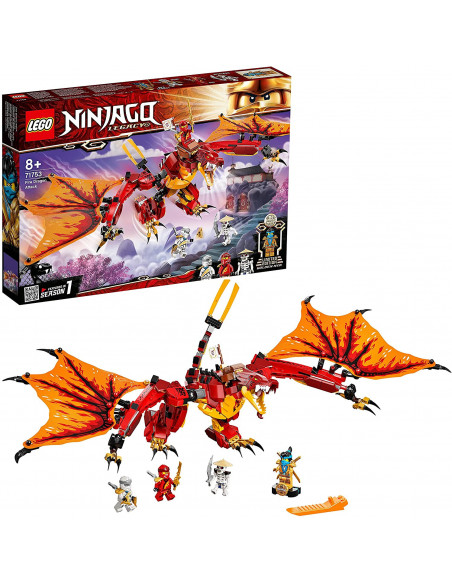 Lego Ninjago Legacy Atacul Dragonului De Foc 71753,71753