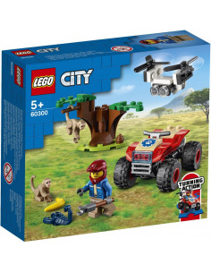 Lego City Atv De Salvare A Animalelor Salbatice 60300