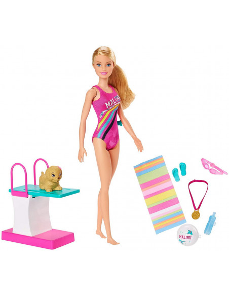 Barbie Papusa Inotatoare,MTDHB63_GHK23