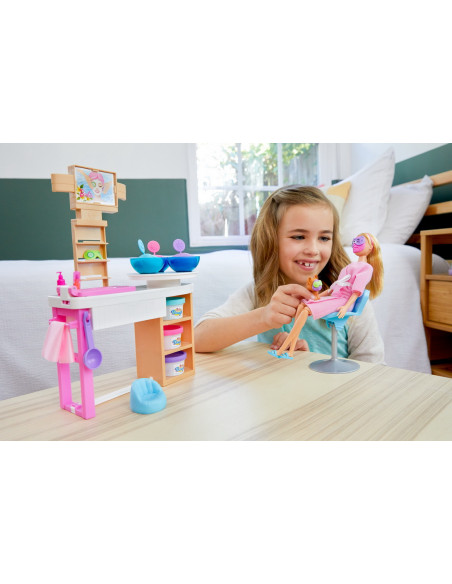 Barbie Set De Joaca O Zi La Salonul Spa,MTGJR84