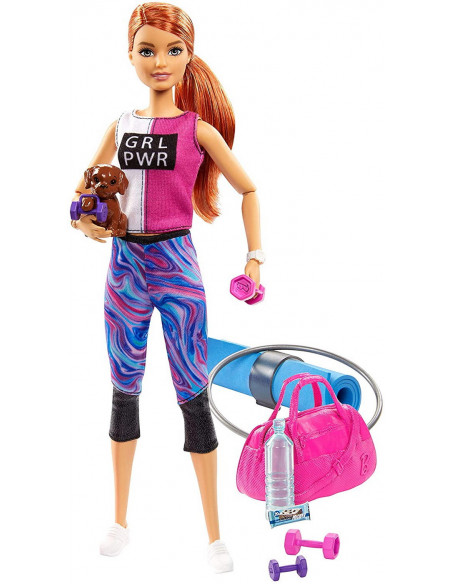 Barbie Set De Joaca Cu Accesorii Wellness La Sala De