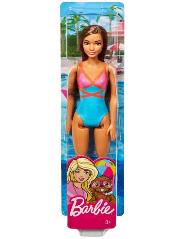 Papusa Barbie Satena Cu Costum De Baie