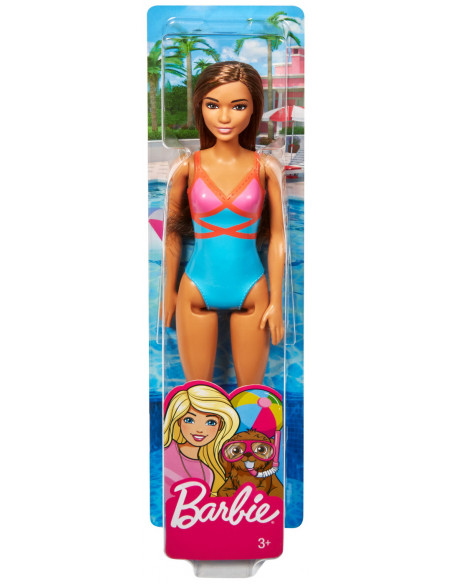 Papusa Barbie Satena Cu Costum De Baie