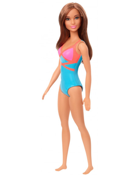 Papusa Barbie Satena Cu Costum De Baie
