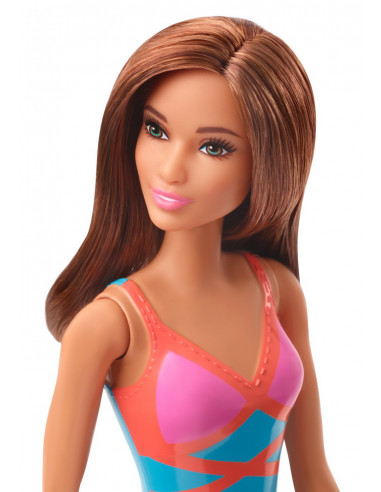 Papusa Barbie Satena Cu Costum De Baie