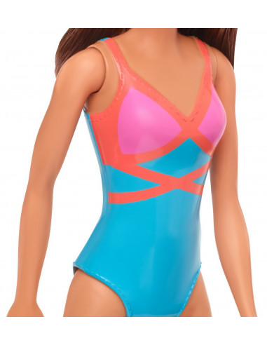Papusa Barbie Satena Cu Costum De Baie