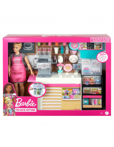 Barbie Set Cafenea Cu 20 De Accesorii,MTGMW03