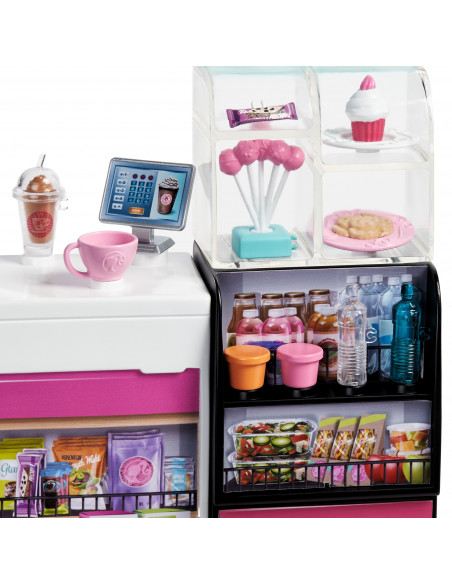 Barbie Set Cafenea Cu 20 De Accesorii,MTGMW03 Barbie Set Cafenea Cu 20 De Accesorii,MTGMW03