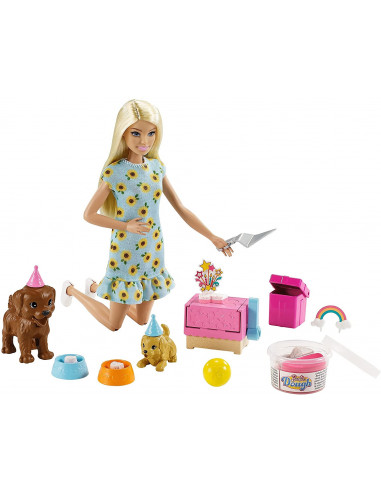Barbie Gama Family Set Papusa Cu Catelusi,MTGXV75