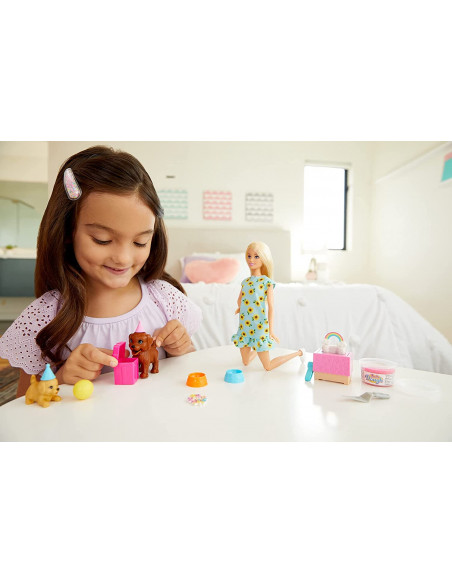 Barbie Gama Family Set Papusa Cu Catelusi,MTGXV75