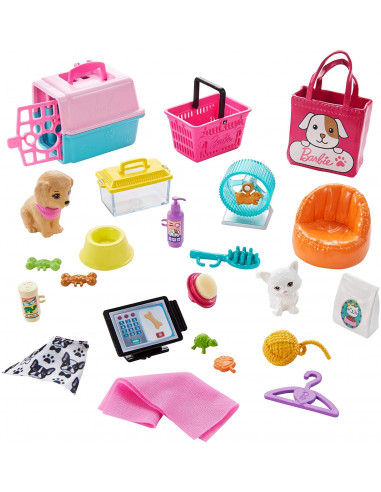 Barbie Set De Joaca Magazin Accesorii Animalute,MTGRG90