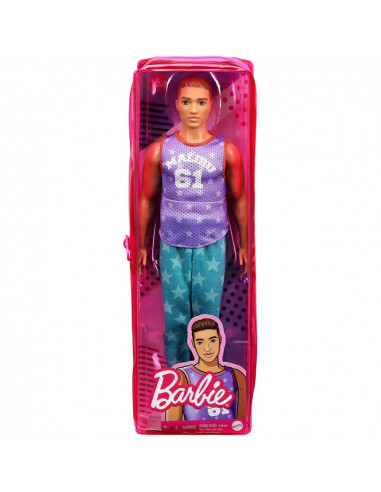 Papusa Baiat Fashionistas Cu Maieu Malibu Violet,MTDWK44_GRB89