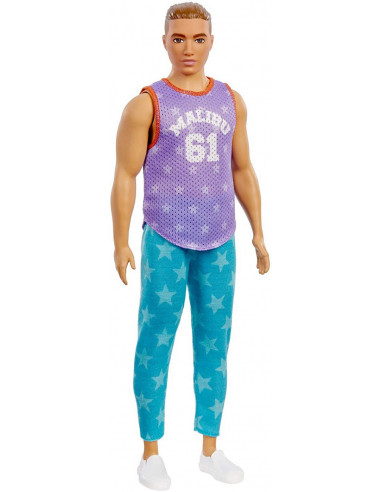 Papusa Baiat Fashionistas Cu Maieu Malibu Violet,MTDWK44_GRB89