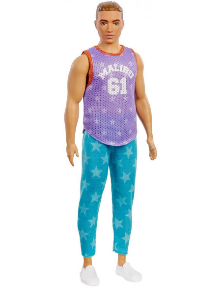 Papusa Baiat Fashionistas Cu Maieu Malibu Violet,MTDWK44_GRB89