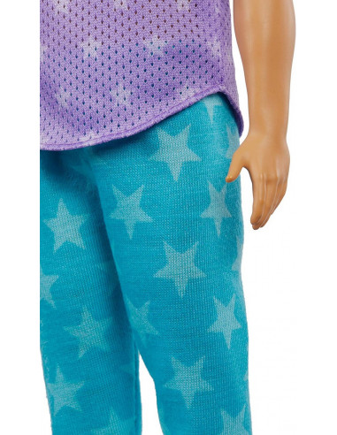Papusa Baiat Fashionistas Cu Maieu Malibu Violet,MTDWK44_GRB89